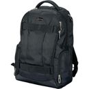 Fanatic Hawk Padded Nylon Backpack for 17 inch Laptop - Black