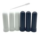 Tubos inhaladores en blanco de aceite esencial -10Pcs Inhaler Sticks w / goteros de mechas de algodón
