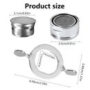 With Wrench Stainless Steel Home Kitchen Replacement Cores Faucet Aerator Set