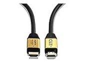 C&E 1.5 FT(0.4M) High Speed Ultra 4K HDMI Cable with Ethernet Gold (1.5 Feet/0.4 Meters) Supports 4Kx2K@60HZ, 18 Gbps - 24 AWG - 3D / ARC/CEC/HDCP 2.2 / CL3 - Xbox PS4 PC HDTV (2 Pack)