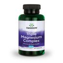 Swanson Triple Magnesium Complex Capsules, 400 mg, 300 Count