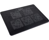 5 Fans Laptop Cooler Base 12-17" Notebook Cooling Pad Stand with Dual USB Port