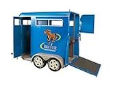 Breyer 90.2617 Traditional Series Two Horse Trailer, Blue