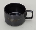 Exclusive Starbucks Reserve Roastery Ceramic Demi Mug Black Metallic Matte 3 OZ