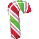 The Holiday Aisle® PMU Christmas Candy Cane 38 Inches Mylar-foil Balloon Pkg/25 in Green/Red | Wayfair EB044200848B4D8C95D55FAB354C5C6C