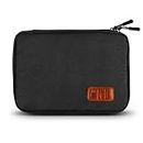 Gibot Cable Organiser Bag Cable Tidy Bag for Cables USB Stick Power Bank Memory Card Travel Cable Organiser Bag -Black