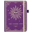Password Book - Hardcover Password Book with Alphabetical Tabs for Internet Website Address Login, Pocket Size Password Keeper, 5.0" x 6.8", Password Organizer for Home Office Desk Use - Purple
