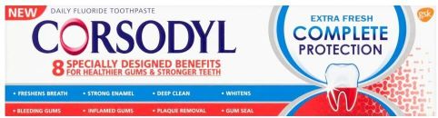 Corsodyl Complete Protection Toothpaste Extra Fresh 75ml