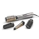 BaByliss Corded Electric Air Styler 1000W, Hair dryer brush, Shape, volume, curl, smooth, dry and style ,1000 watts , Copper, Grey