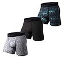 Pair of Thieves Super Fit Underwear for Men Pack - 3 Pack Boxer Briefs - AMZ Exclusive, Grey/Blue/Navy, XX-Large