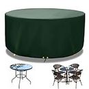 Funshot Garden Furniture Covers Waterproof Garden Table Cover 102x71cm Outdoor Table Covers for Garden Furniture Garden Covers Round Breathable PE for Table and Chair, Green