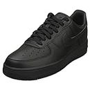 Nike Men's Air Force 1 '07 Fresh Sneaker, Black Anthracite Black Black, 7.5 UK