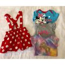Disney One Pieces | Infant Girls Clothes - Size 3 - 9 Mo Please Note Different Sizes 3mo - 9 Mo | Color: Red | Size: 6-9mb