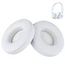 Solo 3 Earpads Replacement Solo 2 Ear Pads Cushion Accessories Compatible with Beats by Dre Solo3/Solo2 Wireless A1796/B0534 Headphones (White)