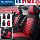 For Cadillac Car Front/Rear Seat Covers 3D PU Leather Full Surround Cushion Mats