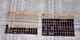 2 piezas de reparación de tarjetas de película Maytag microfiche 1970 electrodomésticos