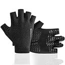 ROCKBROS Cycling Gloves Bike Gloves Biking Gloves for Men and Women Half Finger MTB Road Bicycle Gloves - Absorbing Gel Pad Anti-Slip Breathable Motorcycle Mountain Bike Gloves Unisex