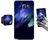 COBIERTAS Back Cover for Samsung Galaxy Note 5 Back Case with Holder - Design 16017