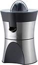 Gastroback 41138 Home Culture Electric Citrus Juicer, Stainless Steel Sieve Inserts, INOX Touch Housing, 100 Watt, Black, Silver
