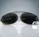 Auténticos marcos de gafas de sol lentes redondas SOLO con estuche