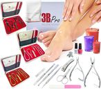 9 Pcs Podiatry Toe Nail Clippers Manicure Pedicure Health Beauty Care Tools Kits