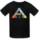 Youth Ark Logo Ark Survival Evolved Kids Boys and Girls T-Shirt Black M
