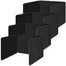4 Pack Classroom Privacy Shields for Student Desks, Plastic Privacy Boards Privacy Folders Table Privacy Panel Chalkboard Test Dividers Study Carrel Screen Partition for School Home Class (Black)