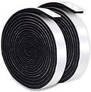 Nonley BBQ Smoker Gasket Self Stick, 3/4 x 1/8 Grill Tape High Temp Smoker Gasket Seal for for Big Green Egg, Grill Gasket Seal Tape 15 ft