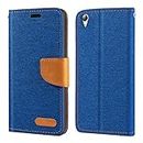 Vivo Y51 2015 Case, Oxford Leather Wallet Case with Soft TPU Back Cover Magnet Flip Case for Vivo Y51A 2015
