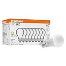 Sylvania ECO LED Light Bulb, A19 60W Equivalent, Efficient 9W, 7 Year, 750 Lumens, 2700K, Non-Dimmable, Frosted, Soft White - 8 Pack (40821)