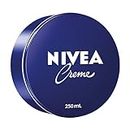 NIVEA Creme | All Purpose Moisturizing Cream| Face, Hand, Body Cream | Deep Nourishment | For all skin types Normal to dry & Sensitive | Daily Moisturizer | 250ml