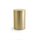 Front of the House RJR024GOS23 Tokyo 10 oz Round Storage Jar - Stainless Steel, Matte Brass, Gold