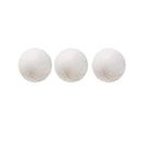 Heavy Plastic Cricket Training Balls 60 gm for Indoor and Outdoor Cricket Game, Heavy Plastic Ball for Cricket Drills and Bounce Practice, White Pack of 3