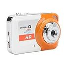 Digitalkamera für Kinder, mit 32-GB-Karte, Anti-Shake FHD 960P Kompakte Point-and-Shoot-Kamera, Tragbare Kleine Kamera für Teenager, Studenten, Jungen, Mädchen, Senioren (Orange)