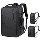 55L Travel Backpack,18 Inch Travel Laptop Backpack Flight Approved Computer Bag with USB Charging Port Water Resistant Computer Rucksack for Men/Women