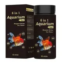 50PCS Aquarium Test Strips 6 in 1 Fish Test Strips Water PH Test Strips