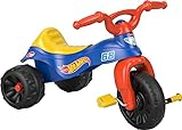 Fisher-Price Hot Wheels Toddler Tricycle Tough Trike Bike with Handlebar Grips and Storage for Preschool Kids
