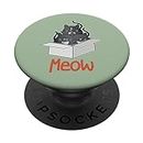 Meow | Cute Kitty Cats in Box | Cat Cozy Mystery Kittens PopSockets Swappable PopGrip