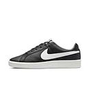 NIKE Nike Court Royale, Men's Low-Top Sneakers Tennis Shoes, Black Black White 010, 9 UK (44 EU)
