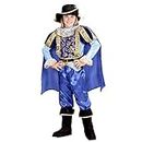 "CHARMING PRINCE" (coat, pants, belt, boot covers, cape, hat) - (116 cm / 4-5 Years)