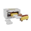 YOBRO Sticky Notes Holder,Dachshund Note Dispenser,Includes 60 Sheets Fun Stick Note Pad,Cute Desktop Organiser,Great Gifts for Dog Lover