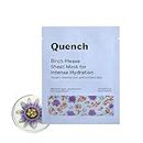 Quench Birch Please Sheet Mask for Intense Hydration |Made In Korea, Bulgarian Rose and castor, Deeply moisturizes and softens skin I Intense Hydration, Soothing, Calming I With 3% Birch Juice, Sea Buckthron and Vitamin B5 ,Mini
