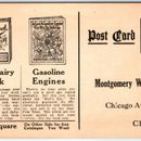 c1910s Montgomery Ward Advertising Catalog Request Post Card Gasoline Engine A15