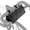 ROCKBROS Bike Handlebar Bag with 1.5L Large Capacity Bike Bag Front Handlebar for Bicycles Reflective Bike Accessory Bags for MTB Road Bikes