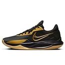 Nike Basketball Tennis, Black/Metallic Gold, 10.5 CA