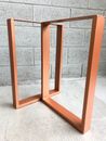 2x Table / Bench legs Designer Metal Steel Industrial "Sherwood Leg" MADE IN UK