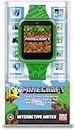 Accutime Kids Microsoft Minecraft Green Educational Touchscreen Smart Watch Toy for Boys, Girls, Toddlers - Selfie Cam, Learning Games, Alarm, Calculator, Pedometer & More (Model: MIN4045AZ), Green, 40mm, Modern