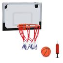 MoNiBloom Mini Basketball Hoop, Indoor Over the Door Mini Hoop & Basketball Set, Basketball Mini Hoop in Black/Blue/Red | Wayfair