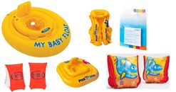 MY Baby Float Ring Deluxe baby Float Swim Seat Support Pool Inflatable 0 - 2 Yrs