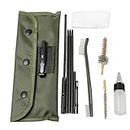 Aimee_JL New Gun Cleaning Kits Rifle Gun Bore Cleaning Kit Set Shotgun Cleaner Brush Rod Maintenance for .22cal .223 556 Caliber with Durable Pouch Accessories